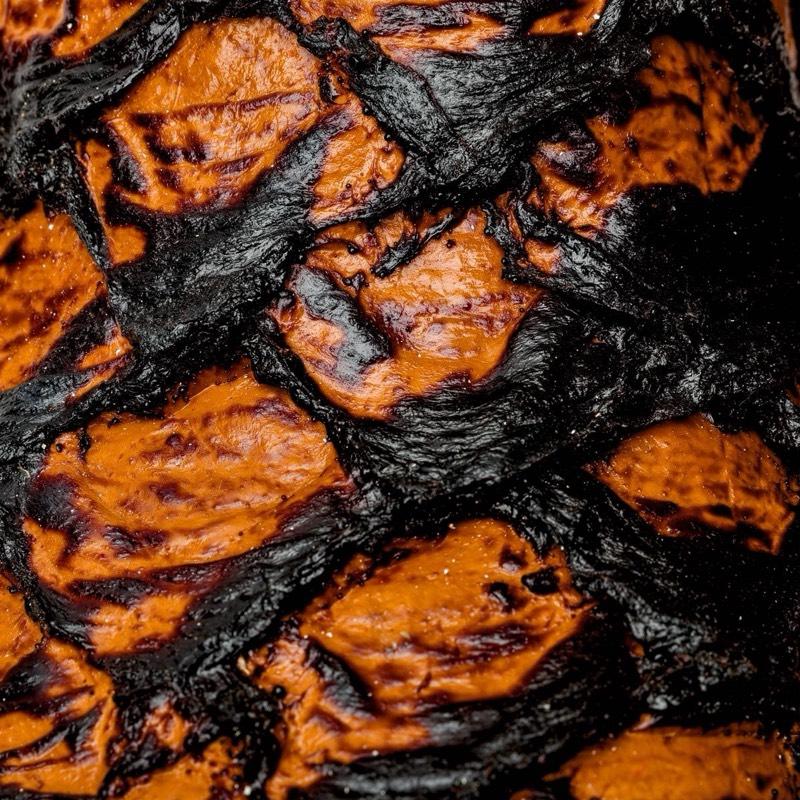 Honey Cognac Jumbo Pirarucu Leather Boots - Square Toe