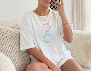 [Sale Up To 30%] Kiss All The Time. Disco Occasionally T-Shirt Tee Top Harry Album Merch Tour Concert Unisex (Square Circle Version)