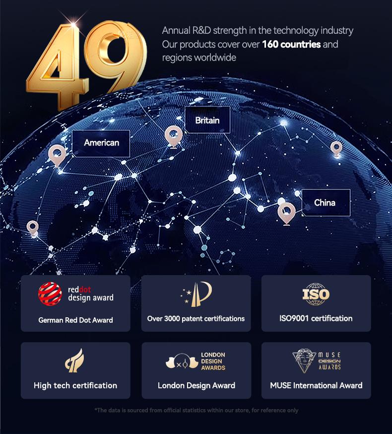 Acer OHR507 New Model Wireless Sleep-Friendly Wireless Earbuds - Comfortable Silicone In-Ear, High-Quality Sound, Long Battery Life, USB-C Charging, Touch Control,Adult Earbud Headphones Audio Headset Electronic stereo sound headphone Soft Earpads Black