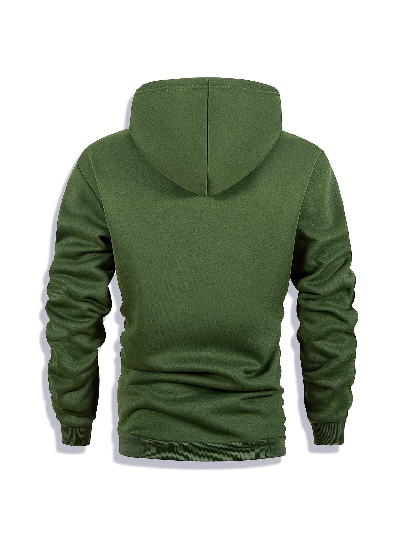 Men's 2-Piece Hooded Set, Paris Letter-Printed Hoodie, Drawstring Sweatpants