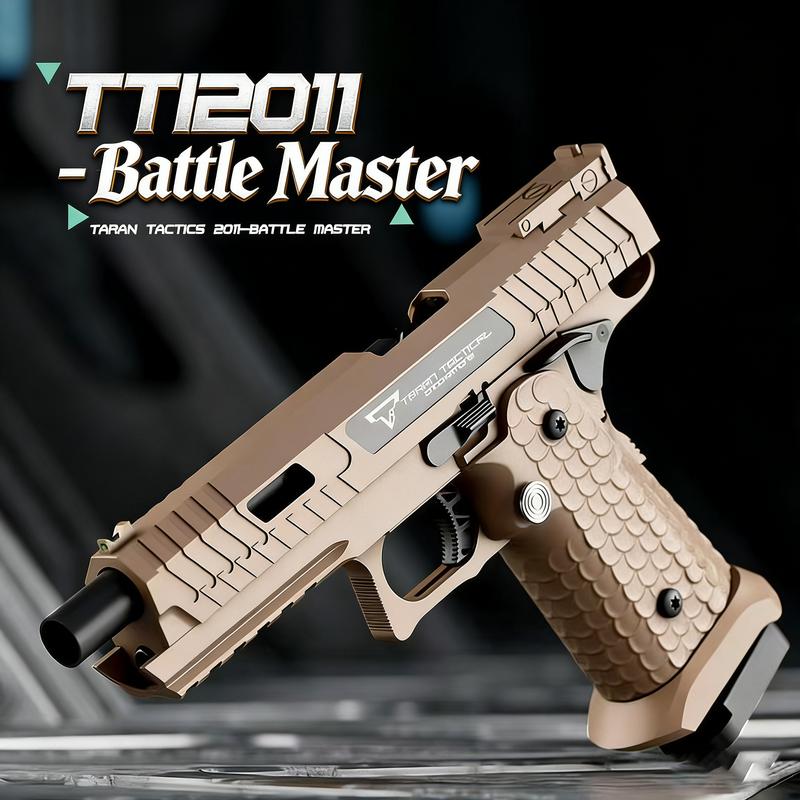 Tactical Master 2011 Tactical Softair Gun Toywith Shell Ejection Mechanical Fast ReloadDesign for Cosplay Collection Grade QuickAssembly Safe Durable Multi-SceneCompatible Valentine's Day gifts