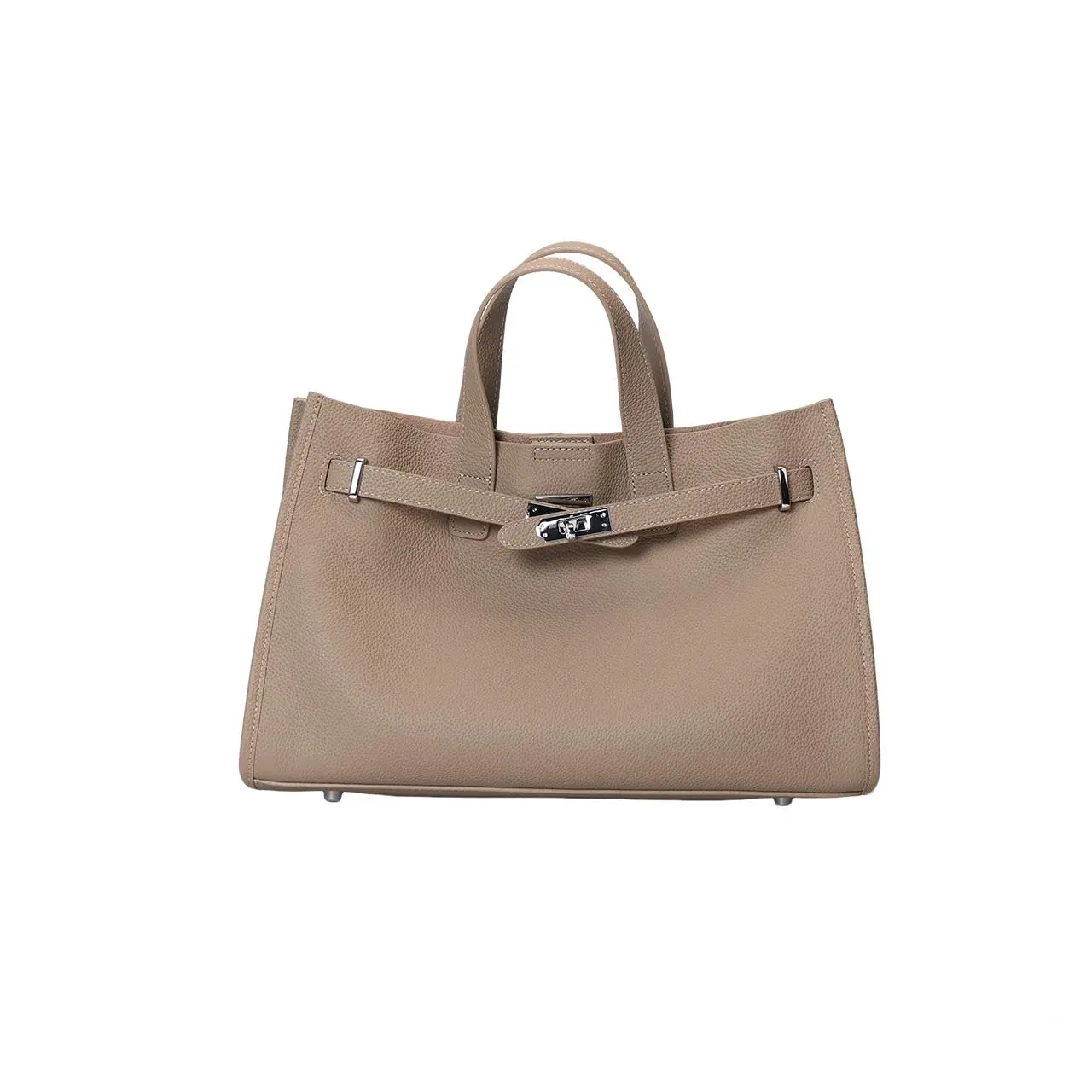 新品未使用mekearisa / HELLO BAG (urban taupe) SADI 2026 New Large-Capacity Women's Multi-Pocket Minimalist Tote