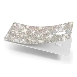 ExotixCard ultra bling reflective card skin back information