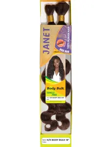 Janet Collection 100% Human Hair BODY Bulk 18"