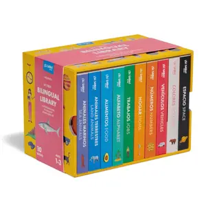 My First Bilingual Library: A Spanish-English Vocabulary Board Book Set of Colors, Numbers, Animals, ABCs, and More (Si Sabo Bilingual Books for Kids) Board book
