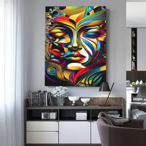 African Women  Canvas Wall Art - Wooden Framed Wall Decor for Bathroom, Living Room, Bedroom, Kitchen - Easy to Hang, Perfect Home & Office Decor Gift, 2D Flat