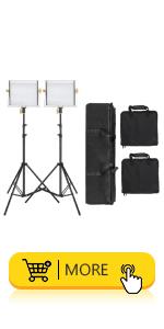 VINGLI Photography Lighting, 6.5ft x 10ft Backdrop Stand and Umbrellas Continuous Lighting Kit for Photo Studio Product, Portrait and Video Shoot Photography