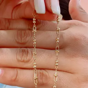 [Quick sale] Gold Jade Clothes Accessories Pulsera 