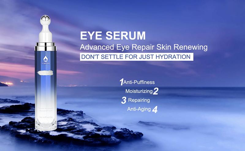 POEROES  Caffeine Eye Serum and Eye Cream Roller Eliminates Dark Circles and Puffiness, Reduces Wrinkles and Fine Lines, and Eliminates Puffiness 360°Massage Ball for a Comfortable Skincare Experience