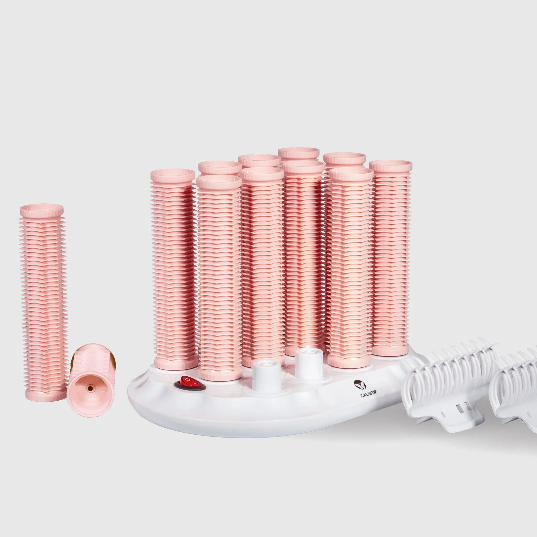 Ion Hot Rollers Long Set Gen 2 - Set of 12 Curlers for Long Hair - Fusion Technology for Added Shine