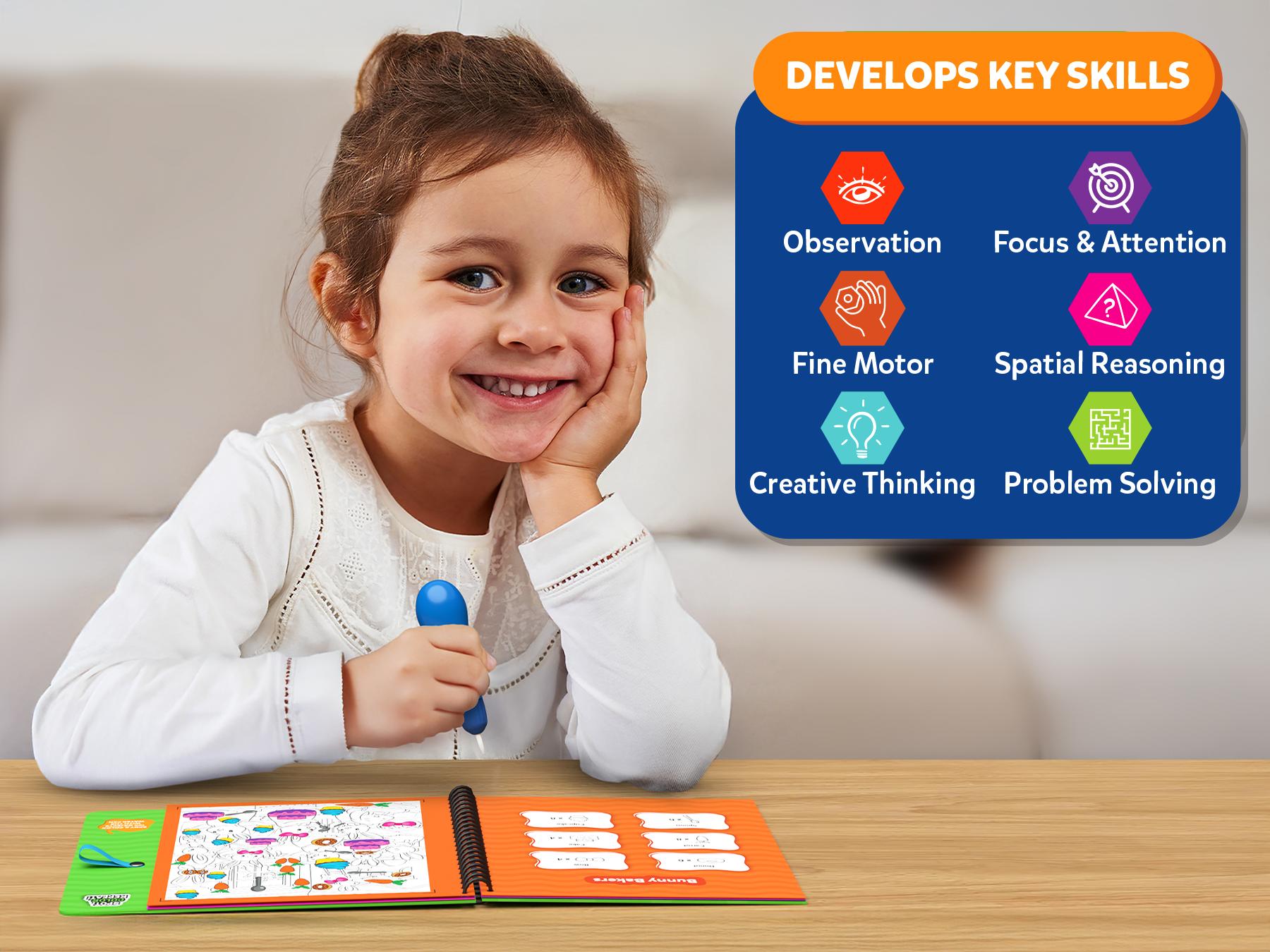 Skillmatics Reusable Search & Find Book - Water Spotter, Mess-Free Learning Activity, Stocking Stuffers, Christmas Fun, Travel Toy, Gifts for Boys & Girls Ages 4 to 8 Skillmatics Reusable Search & Find Book - Water Spotter, Mess-Free Learning Activity, Stocking Stuffers, Christmas Fun, Travel Toy, Gifts for Boys & Girls Ages 4 to 8