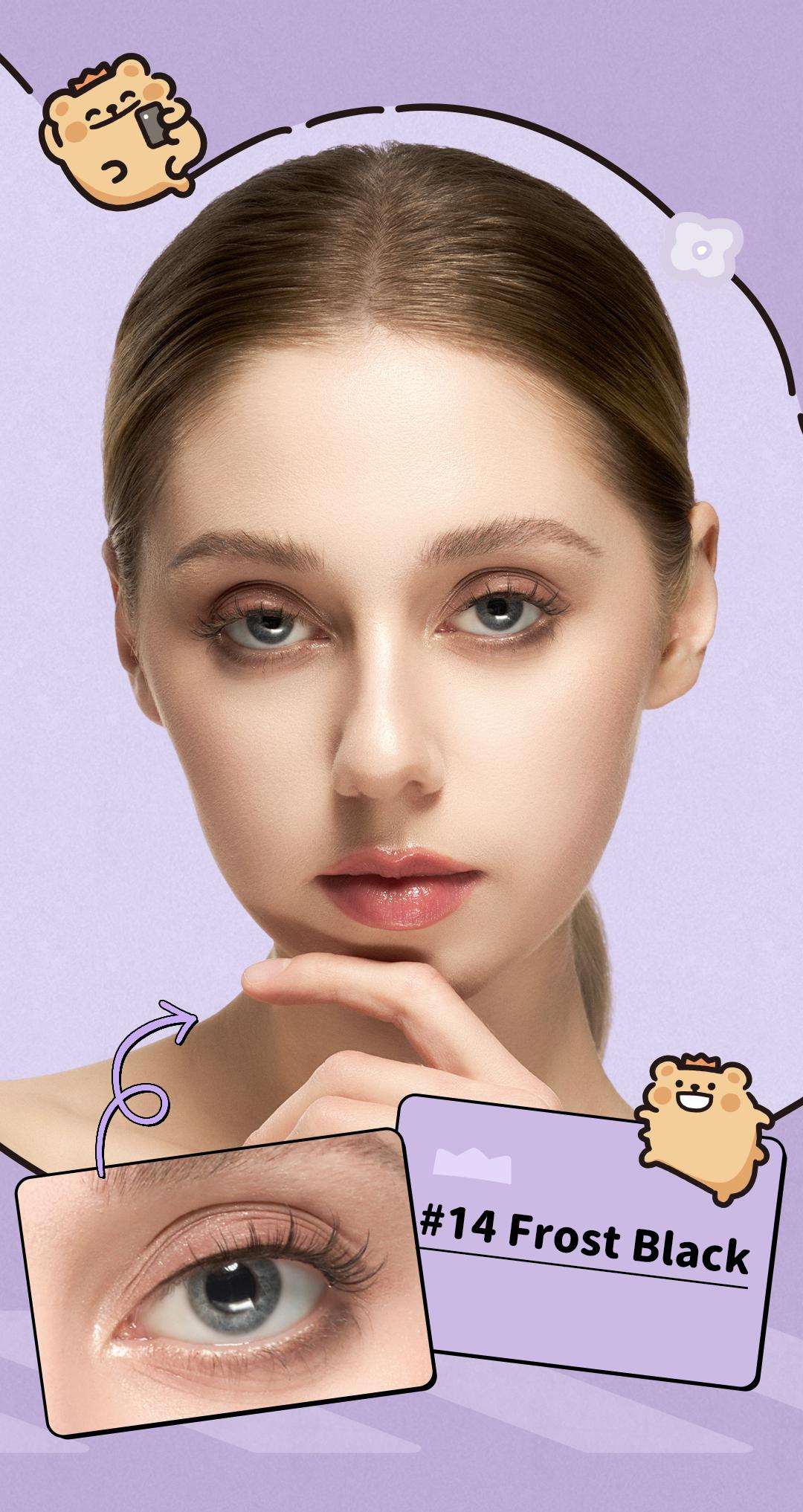 Wosado BearisBug  Gift Box Set Soft Magnetic Eyelashes All-in-One Box, Reusable, Glue-Free, Waterproof, Lightweight, Natural Style Makeup Cosmetic