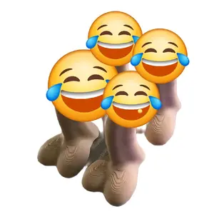 Hard Tire Valve Stem Cap 4pc by Plastered Design Co. Funny Gag Gift Novelty Prank Variety of Colors