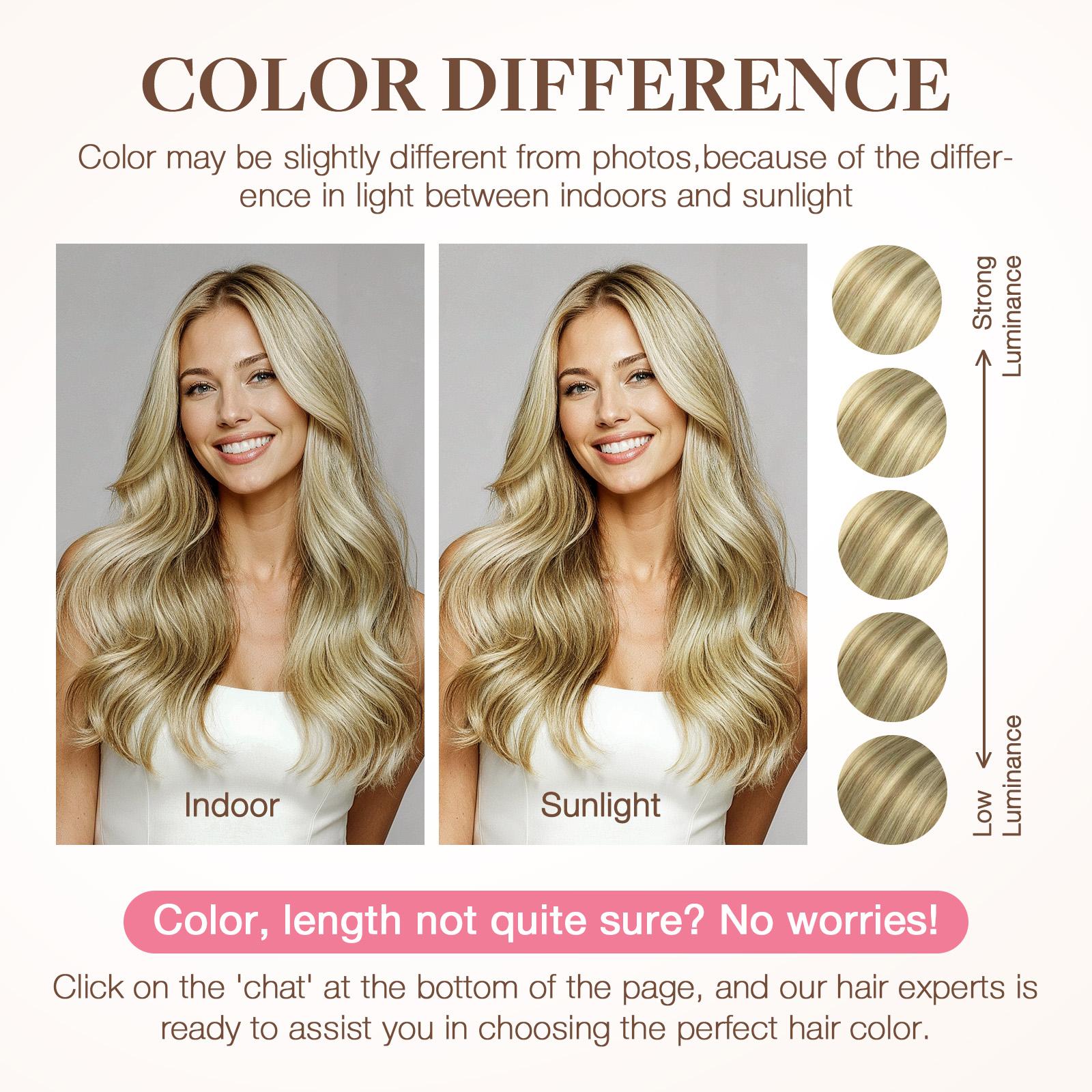 GOOGOO Hair Extensions 100g Seamless Clip in Human Hair Natural Straight#Greenish#TikTokShopSpringGlowUp