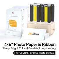 216 Sheets & 4 Ribbons (Printer Not Included)
