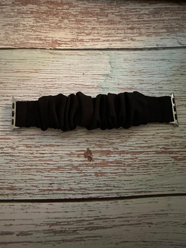 Smart Watch Scrunchy Wrist Band Comfortable Stylish Design for Everyday Use Playful Touch Secure Fit Perfect for Expressing Personality