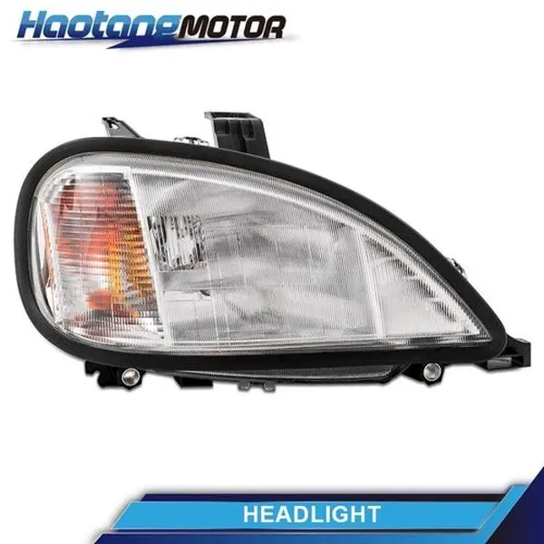 CROSSDESIGN Passenger Side Right Headlight - Bolt-On Replacement Car Lighting, Fit for 1996-2004 Freightliner Columbia Trucks, Vehicle Accessories, Auto Parts Accessories, Illumination