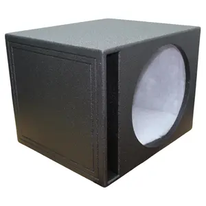 Pipemans Installation Single 15" Vented and Coated Subwoofer Box 1" Baffle