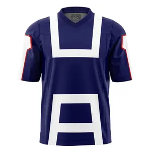 School Uniform My Hero Academia American Football Jersey 2026 Men's and Women's American Football Jerseys, Rugby Jerseys, Sportswear, Training Jerseys, T-shirts, Quick-Drying Tops - Hot Trend 2026