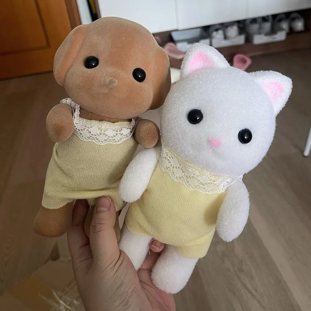 Unofficial 4.5cm Forests Familys Animal Movable Limbs Figure Phone Stand Holder Ornament Cute Room Desktop Decor Birthday Gift