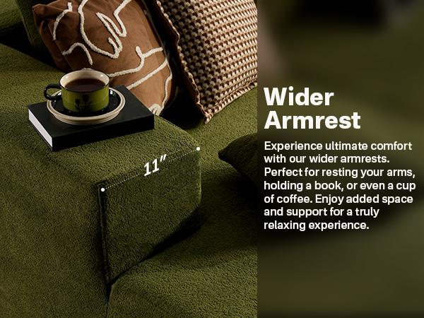 【For Live Deal 】Cushion,Holder ,Match with Ovios 104" Cloud Sectional Couch with L-Shaped Chaise Modern Modular Design, No Assembly Required, Plush Corduroy Cloud Velvet Fabric, 2 Pieces