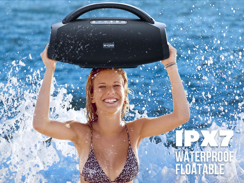 W-KING X20 330W PEAK Boom Box,7.5" Subwoofer 200W RMS,IPX7 Waterproof BT5.4 EQ APP Guitar-in Massive Bass for Outdoor Party W-KING X20 330W PEAK Boom Box,7.5" Subwoofer 200W RMS,IPX7 Waterproof BT5.4 EQ APP Guitar-in Massive Bass for Outdoor Party