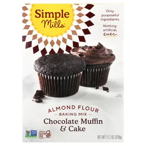 Simple Mills Almond Flour Baking Mix, Chocolate Muffin & Cake, 11.2 oz (318 g)