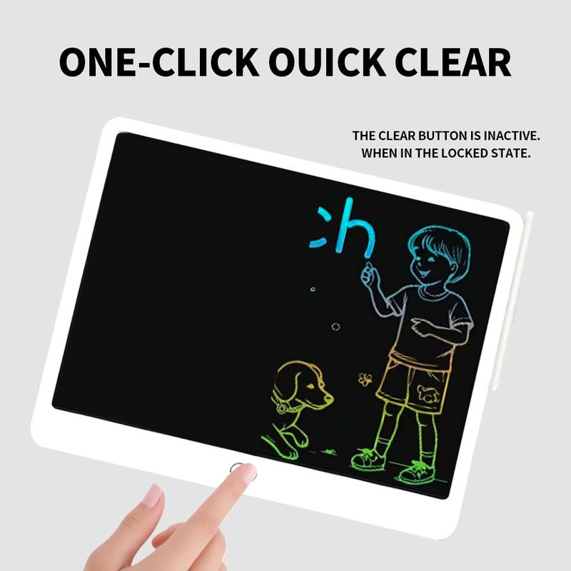 16-inch Oversized Screen Children's LCD Handwriting & Drawing Board One-click Clear Writing Practice Tablet Doodle Board for Kids Ideal Writing & Doodling TikTok Hot Item Fun Educational Tool