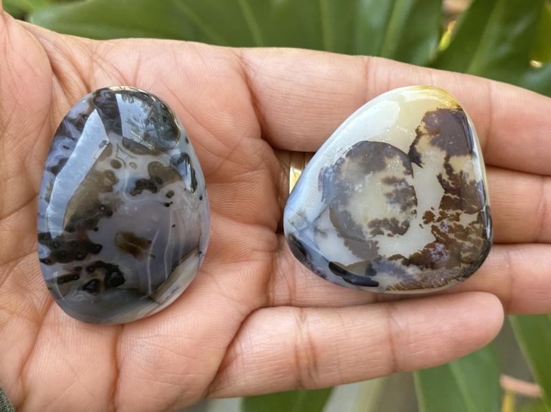 Dendritic Agate Stones Decor Ornaments