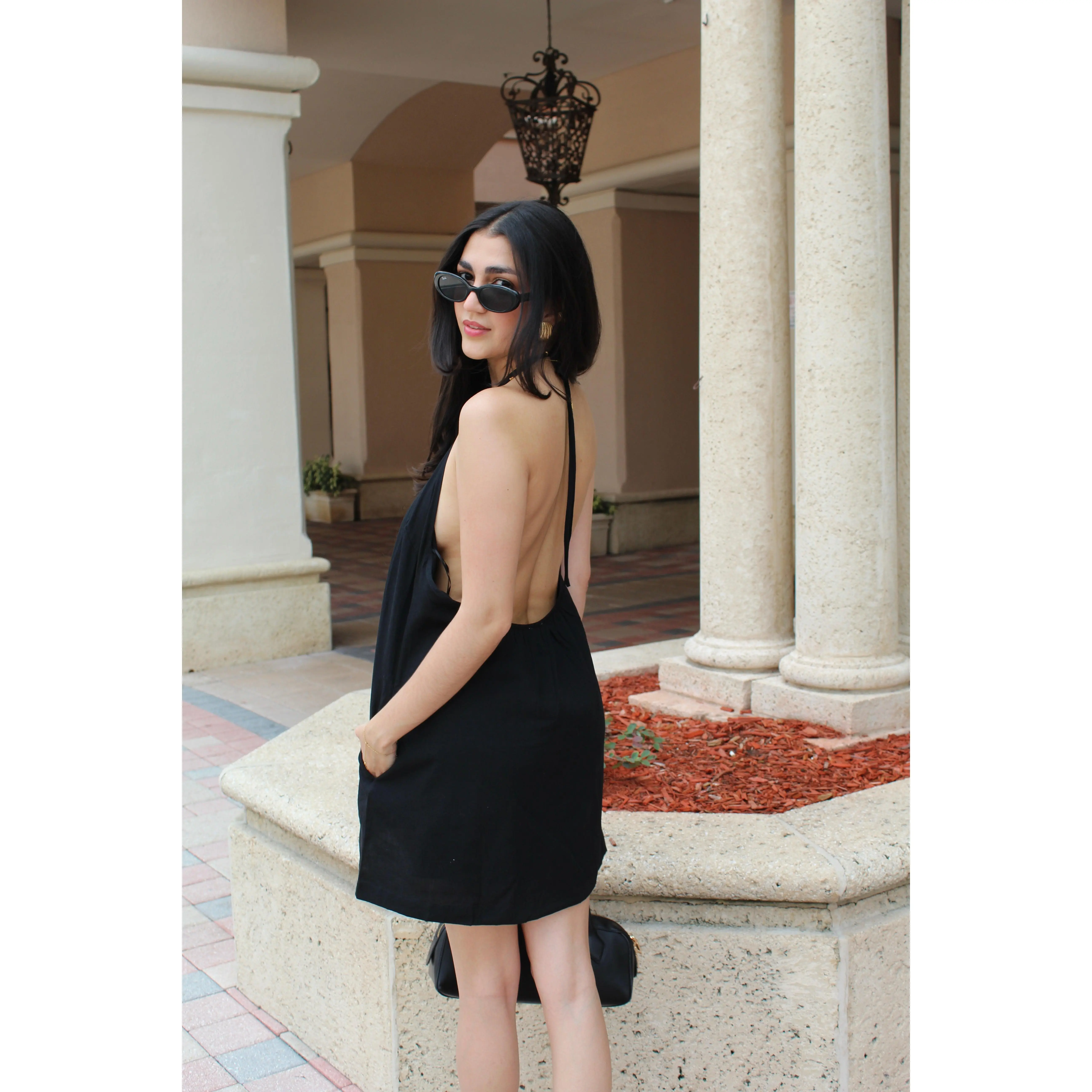 The Monaco Backless Mini Dress