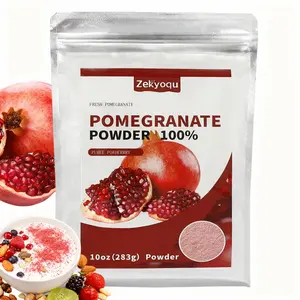 Pomegranate Powder, 10 oz., Pulp Powder, Pomegranate Juice Extract, Superfood Powder. Suitable for blending with smoothies, tea, yogurt, and cooking. A delicious beverage, perfect for Christmas, Mother's Day, and other holidays.