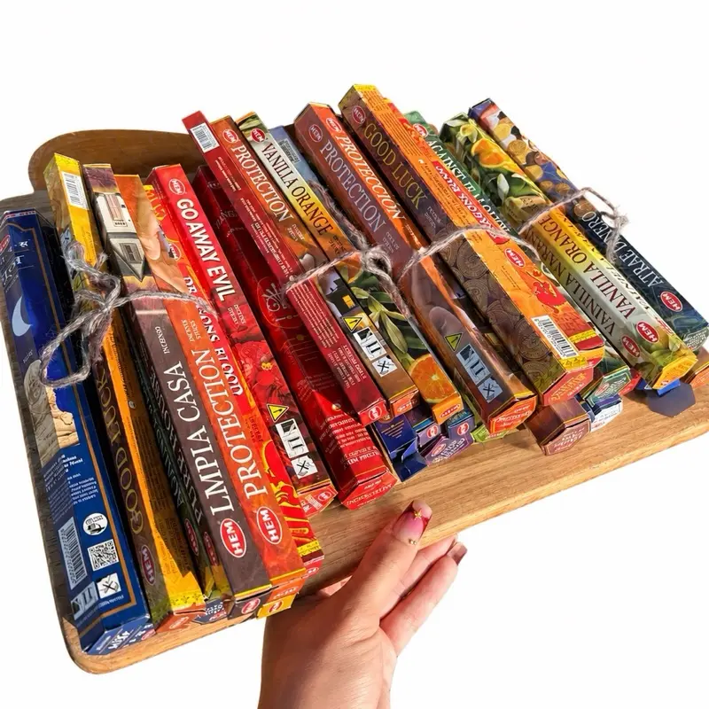 HEM Incense Sticks Bundle | Choose Your Pack | Small & Large Incense Variety Sets | Aromatherapy, Meditation, Cleansing, Gift