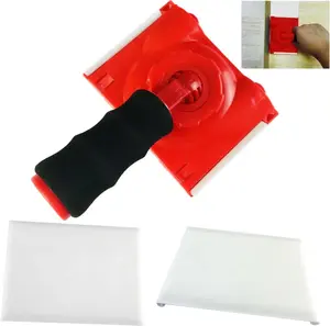 Paint Edge Trimmer with 2 Replacement Pads | Corner & Wall Pad Painter | Paint Applicator Tool with Refills