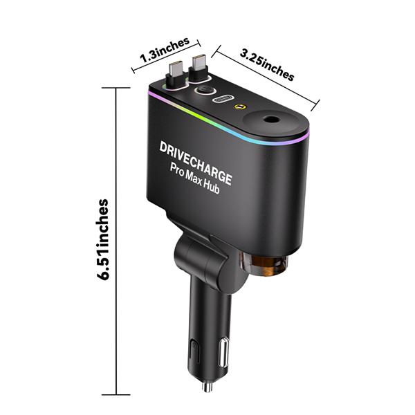 2025 5-in-1 Smart Car  & Aroma Diffuser – Starry Sky Mood Light, Auto-Sensing Fast Charging, Retractable Cable, 3 Signature Scents – The Ultimate Car Upgrade & Gift for Men Starlight USB Charger