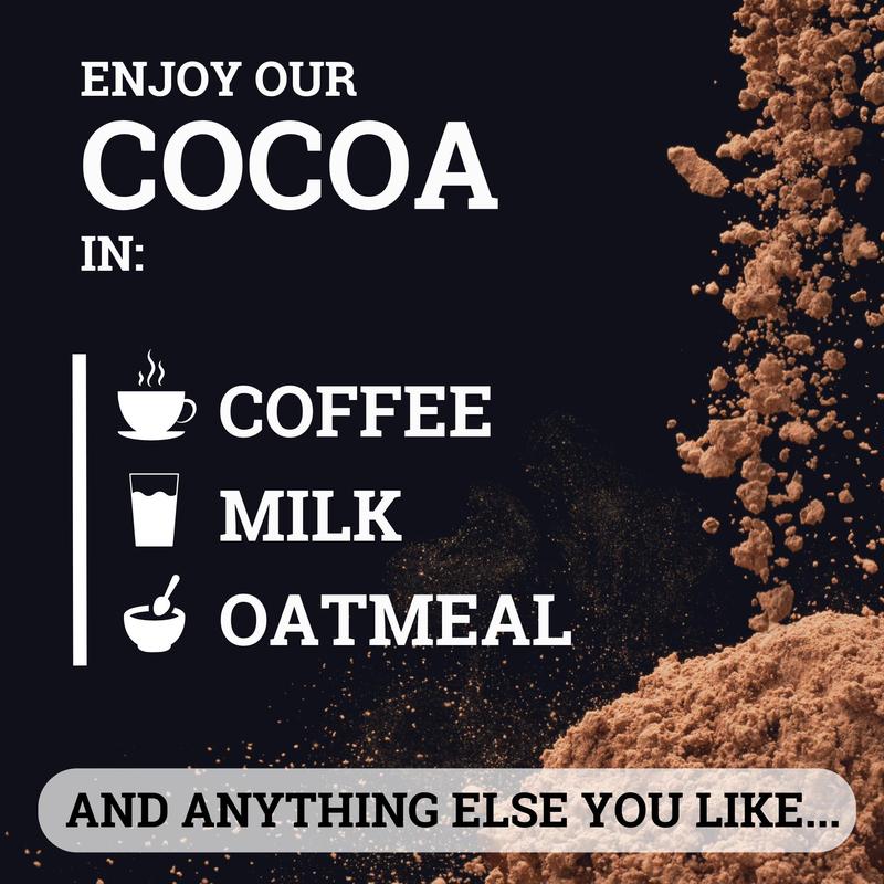 Black Forest Supplements Cocoa Flavanols & Flavonoids | High Flavanol Cocoa Powder – 1200mg per Serving, 600mg Epicatechin – Supports Circulation, Energy, & Heart Health, Dark Chocolate Beverage Healthy, High Flavanol Dark Chocolate Supplement