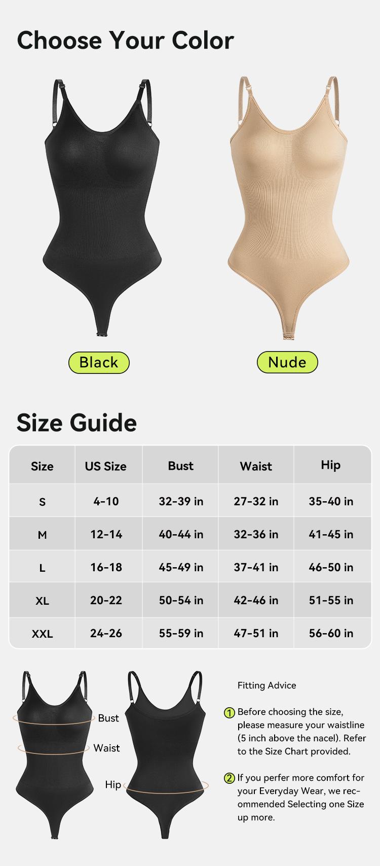 2 Pack Sexy T-Back Shapewear Sculpting Bodysuit
