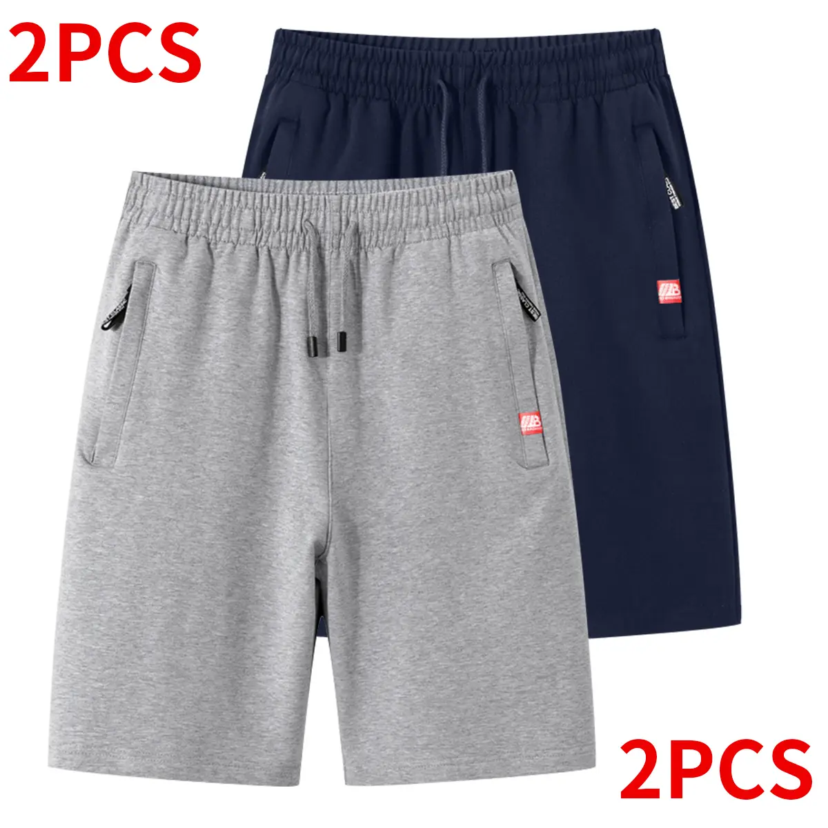 Light gray + dark navy blue