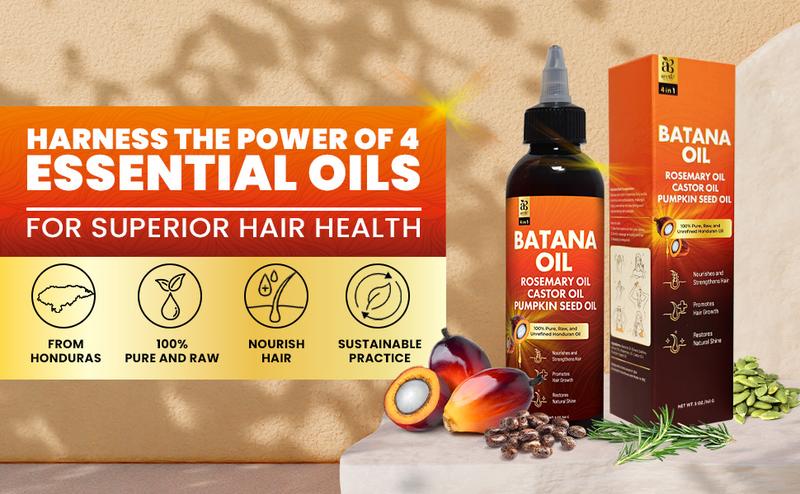 Arctic Beauty Batana Oil (Liquid & Cream Set) - All-in-One Scalp Health & Hair Health Support - 100% Pure and Unrefined Honduran Oil - Organic & Vegan Haircare- (5 oz.)