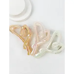 Shimmery Heart Hair Claw Clip