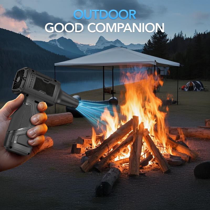 Compresssed Air duster Cordless Leaf Blower Violent Turbo Fan,USB Rechargeable Handheld Cooling Turbo,Portable Waist Fan