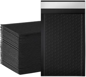 4x7 Inch Poly Padded Bubble Mailers Pack of 50 Bubble Envelopes Opaque Self Seal Adhesive Waterproof Bags for Shipping and Packaging