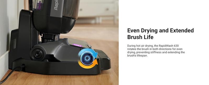 Eureka RapidWash 630 Cordless Wet Dry Cleaner 170° Reclinable Hot Air Drying Self Cleaning Vacuum Mop Combo for Hard Floors Pet Hair Sticky Messes Jumpstart Sale