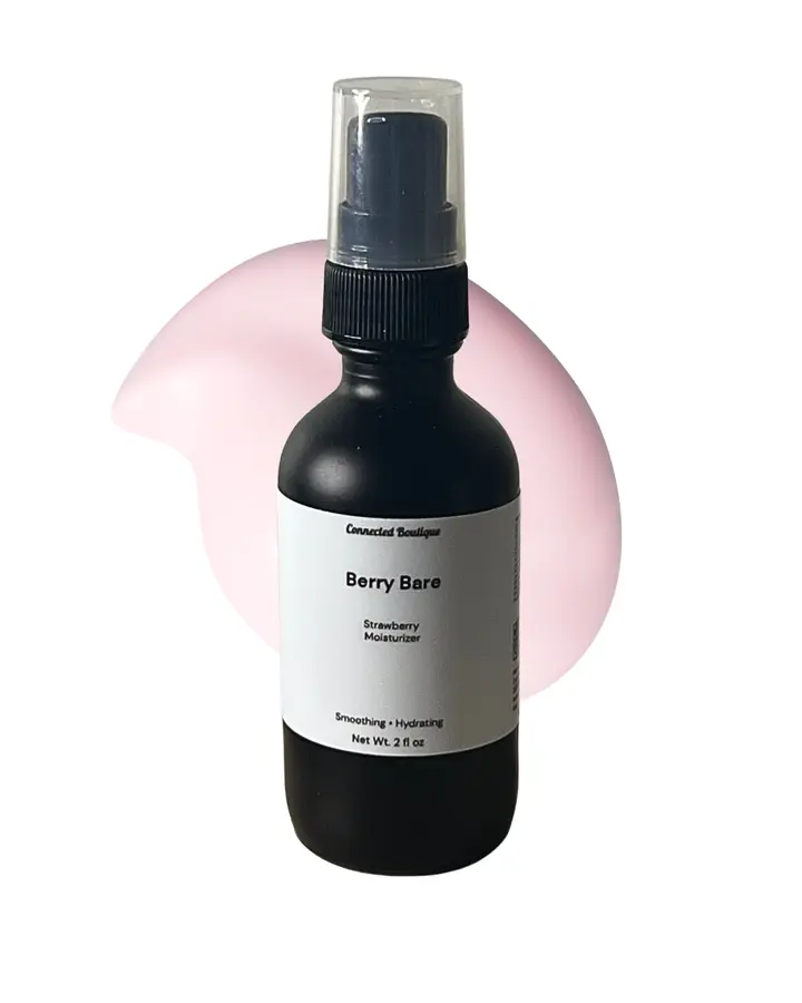 Berry Bare Strawberry Facial Moisturizer – Barrier Support Cream by Connected Boutique