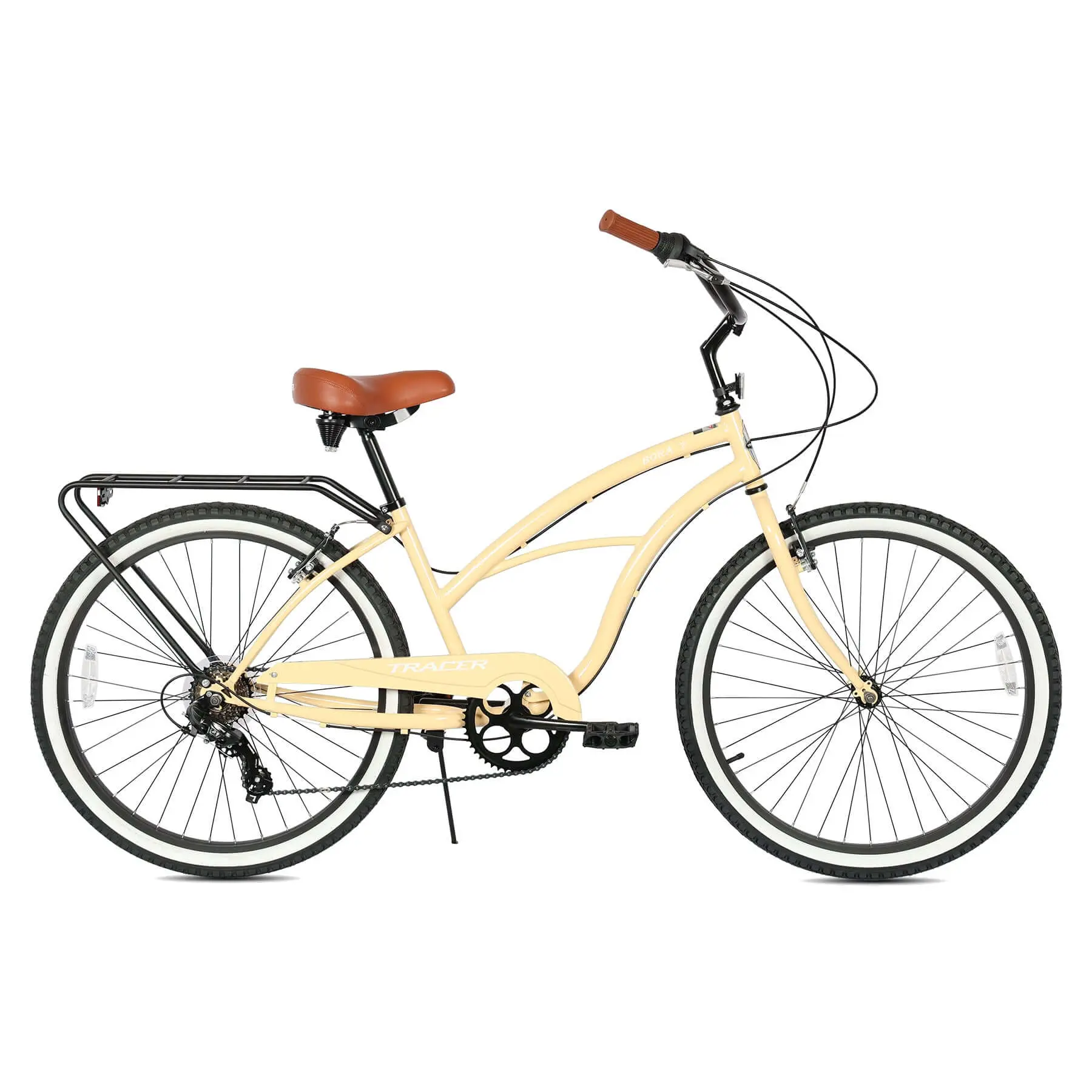 Tracer BORA-7-F 26" Beach Cruiser Bikes 7-Speed for Women
