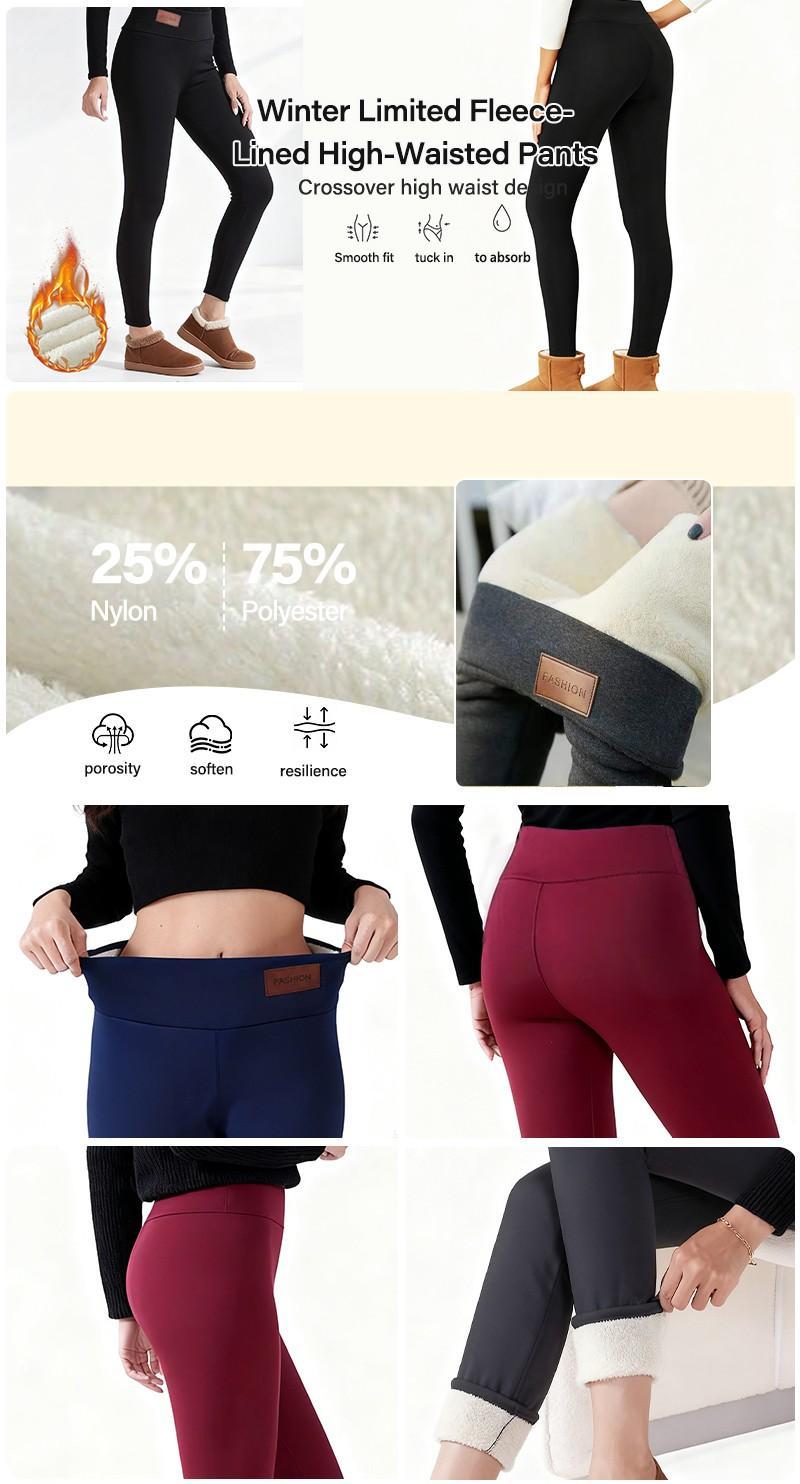 Women Winter Warm Thick Leggings Fleece Lined Stretchy Soft Thermal Sherpa Pants High Waist Tightswith-Fashionable Casual Style, Fit for Ultimate Winter Warmth and All-Day Comfort Warmer Womenswear fleece lined tights Women Winter Warm Thick Leggings Fleece Lined Stretchy Soft Thermal Sherpa Pants High Waist Tightswith-Fashionable Casual Style, Fit for Ultimate Winter Warmth and All-Day Comfort Warmer Womenswear fleece lined tights