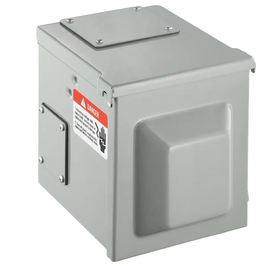 VEVOR 30 Amp RV Power Outlet Box, 125/250 Volt, Enclosed Lockable Outdoor RV Receptacle Box, NEMA TT-30R Weatherproof Electrical Panel, for RV Camper Trailer Motorhome Tested toStandards