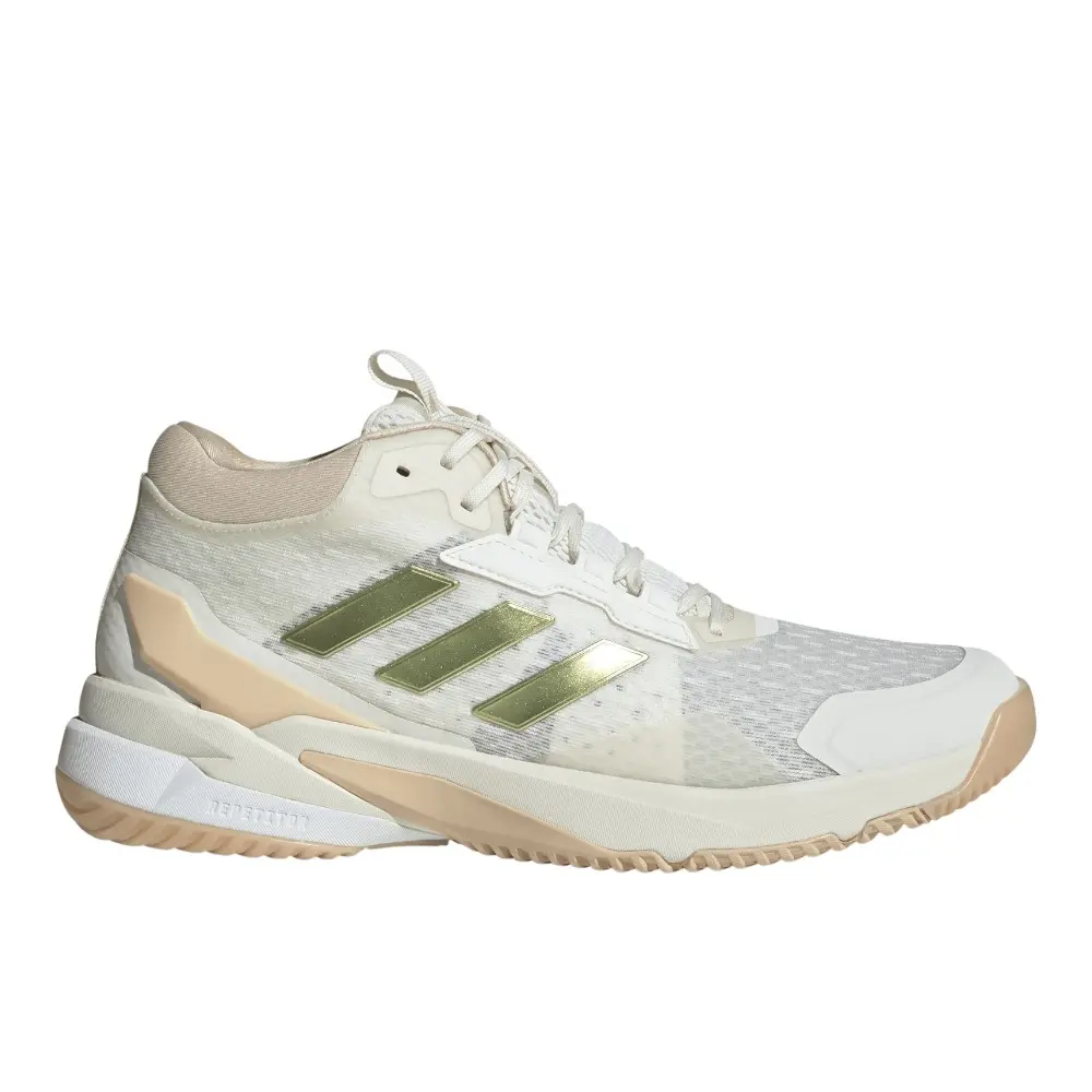 adidas Womens Crazyflight 6 Mid Indoor Volleyball Sneakers Shoes - Off White