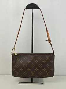 Pre-owned Monogram coated canvas Shoulder Bags Louis Vuitton Pochette Accessoires Josephine