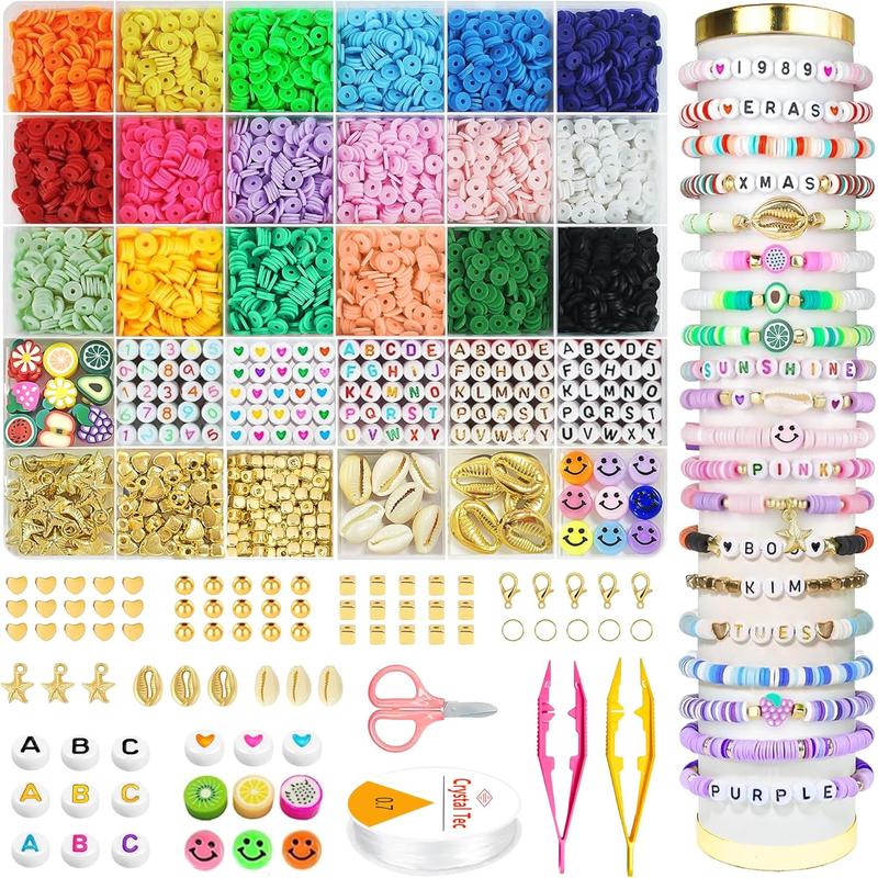 OHOME Valentines Day Gifts for Kids - 5300 Clay Beads Bracelet Making Kit,Arts and Crafts for Kids Ages 8-12,Valentines Crafts Games Toys for 3-10 Year Old...