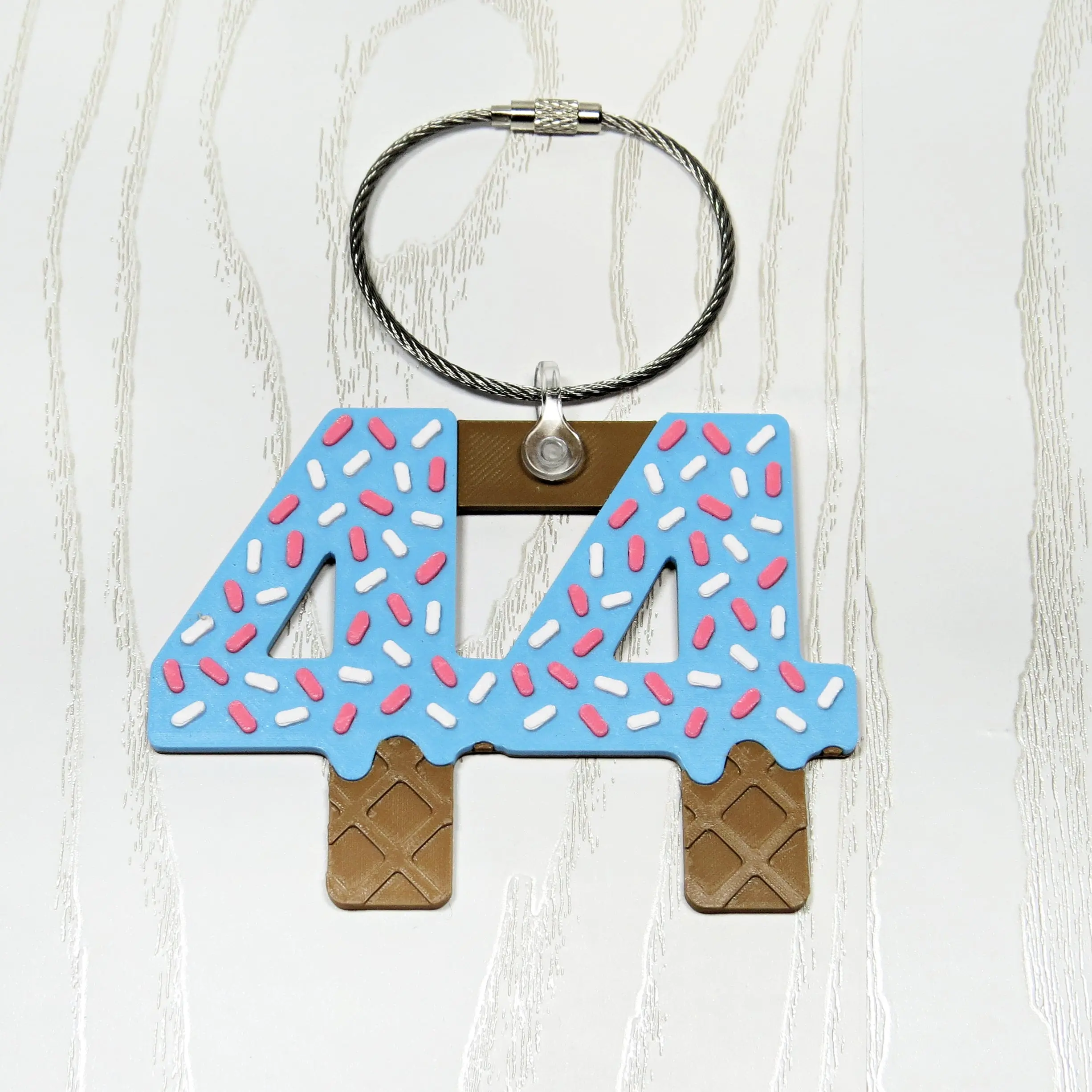 Personalized Drip Baseball or Softball Number Bag Tag – Sprinkle Popsicle Sports Charm